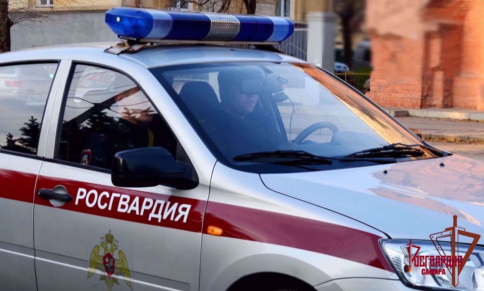 Росгвардейцы задержали обидчика самарчанки и передали сотрудникам полиции