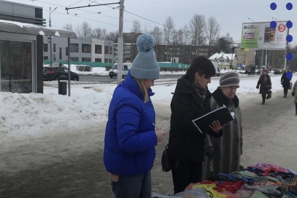 В Ярославле на улице Труфанова выявили восемь точек несанкционированной торговли