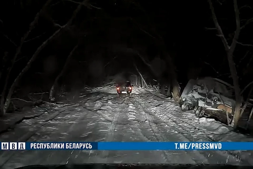 Искателей металлолома милиция задержала с погоней в Брагинском районе в зоне отчуждения. ФОто: стоп-кадр | видео МВД