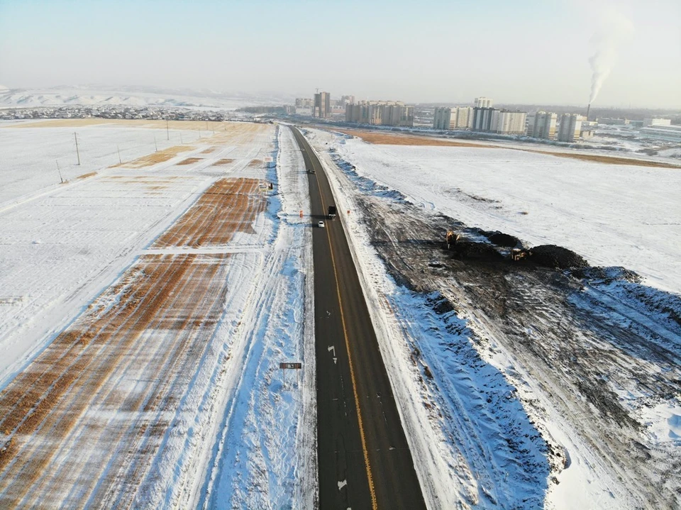 На трассе Красноярск – Элита появится надземный пешеход переход. Фото: КрУДор