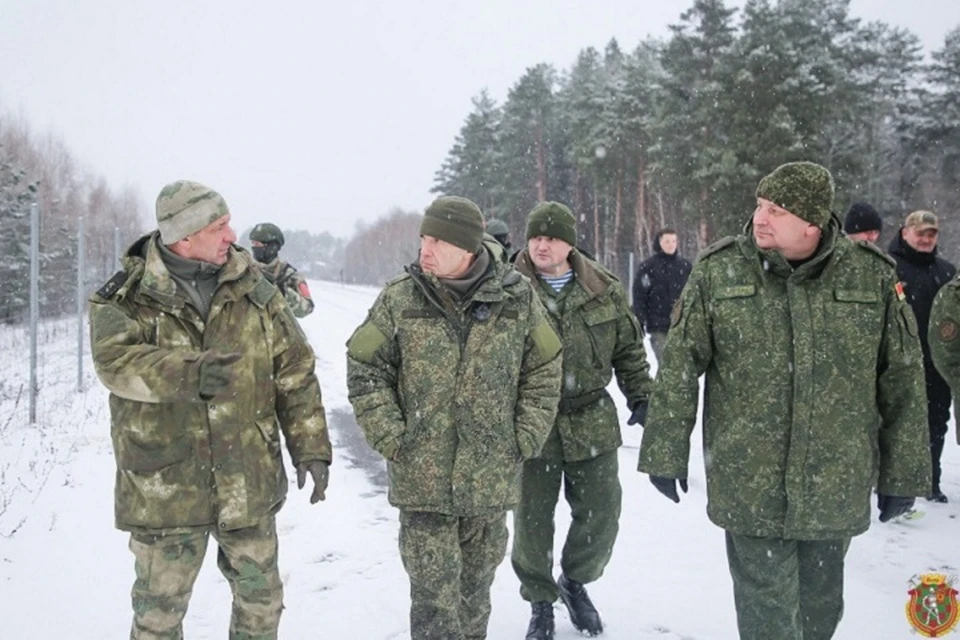 Владимир Соловьев на белорусско-украинской границе. Фото: "Ваяр"
