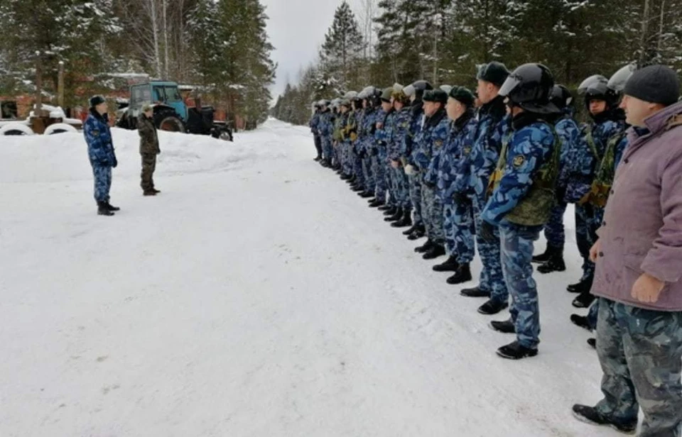 Учения по розыску сбежавших преступников состоялись в Псковской области