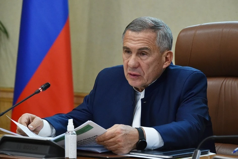 Рустам Минниханов отметил, что заполняемость промышленных парков в современных реалиях должна быть не меньше 70%. Фото: Рустем Кадыров, пресс-служба раиса Татарстана