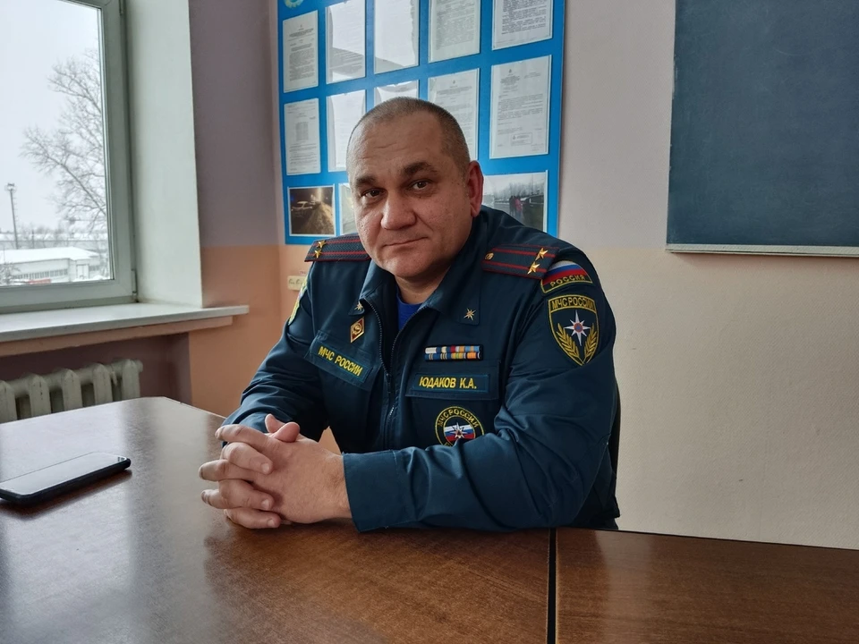 Константин Юдаков работает в пожарной охране 25 лет