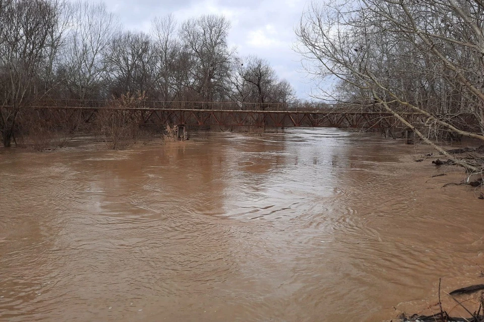 Уровень воды в реке Афипс в Северском районе поднялся до критической отметки Фото: t.me/andreidoroshevskii