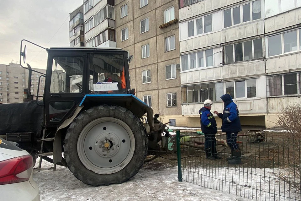 Коммунальная авария в Барнауле