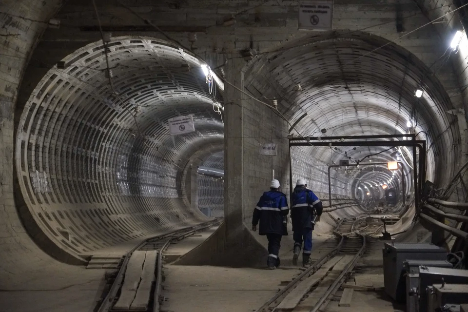 Началось строительство подземного вестибюля станции метро «Путиловская»