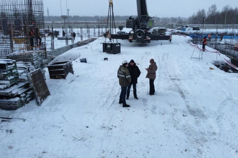 Две вертолетные площадки появятся в новом военном госпитале в Дашково-Песочне. Фото: страница Андрея Красова в «Вк».