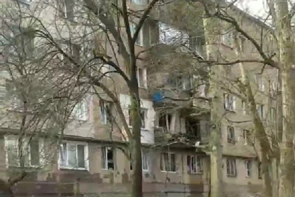 Последствия обстрела Петровского района Донецка. Фото: соцсети