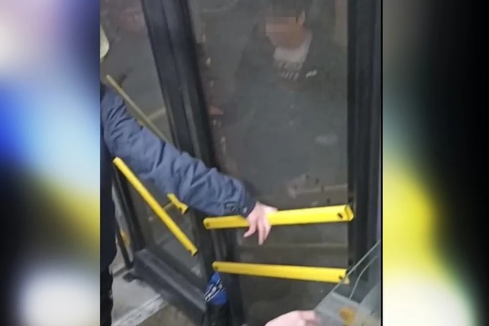Фото: стоп-кадр видео, снятого пассажирами автобуса