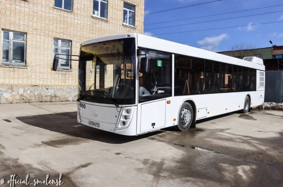 В Смоленске тестирование нового белорусского автобуса стартует 25 марта. Фото: страница главы города Андрея Борисова в соцсети.