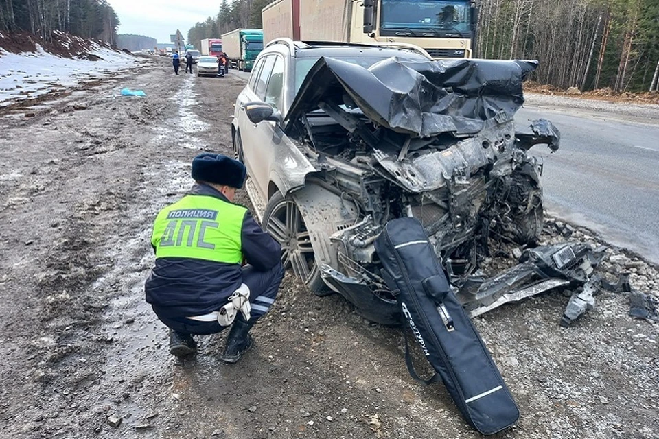 Авария произошла днем 27 марта. Фото: УГИБДД по Свердловской области