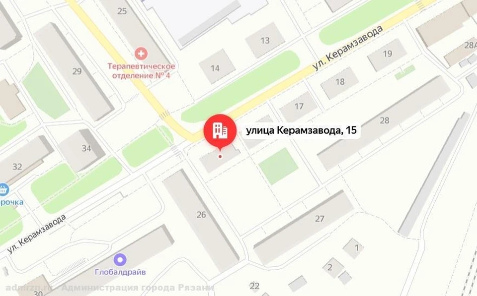 Участок улицы Керамзавода около дома №15 перекрыт из-за ремонта коммуникаций. Фото: администрация Рязани.