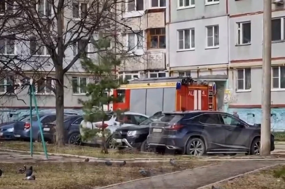 В многоквартирном доме на улице Демонстрации в Туле из-за короткого замыкания произошел пожар