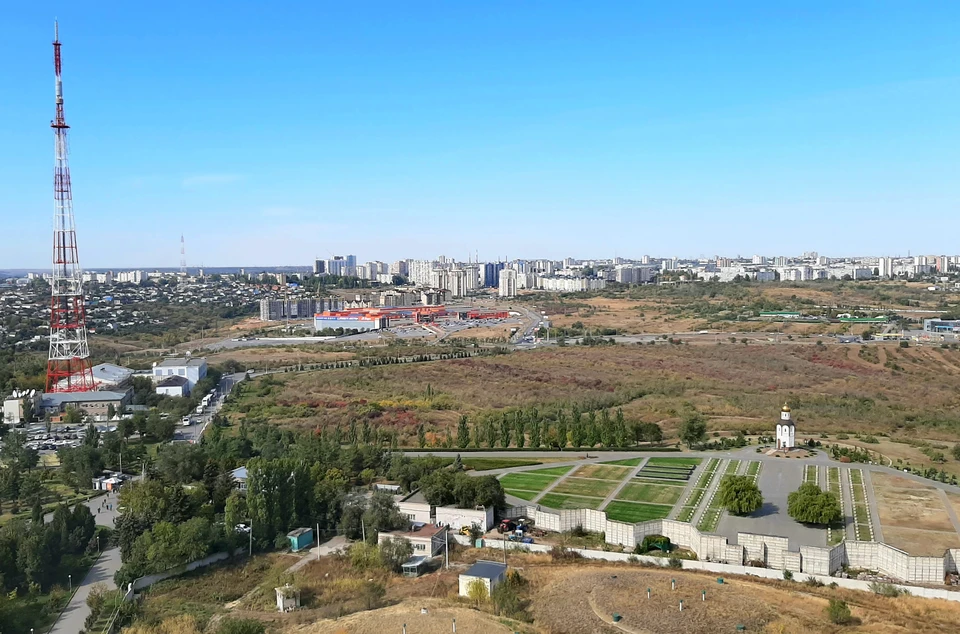 В Волгограде 9 апреля потушили пожар за Мамаевым курганом