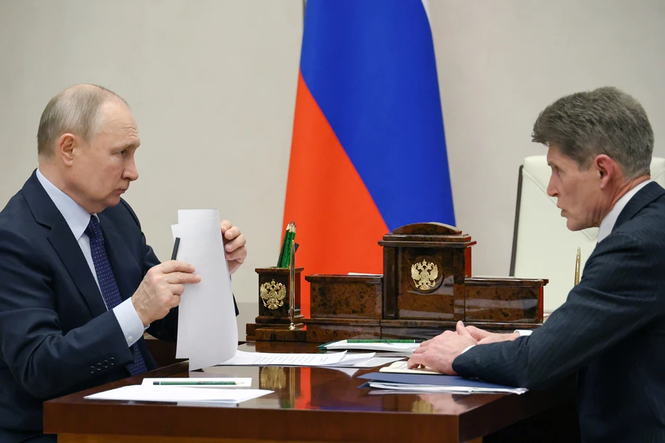 Владимир Путин подчеркнул, что «поддержка людей – самая главная задача». Фото: Михаил Климентьев/ТАСС