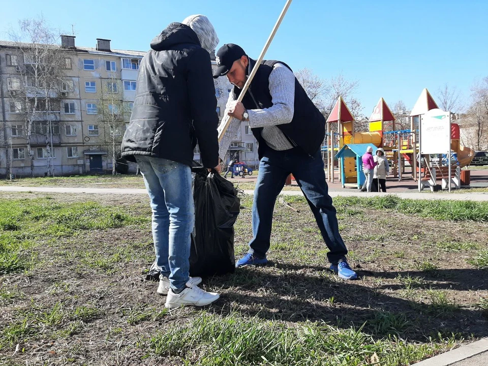 Горожане активно участвуют в уборке общественных пространств и дворовых территорий