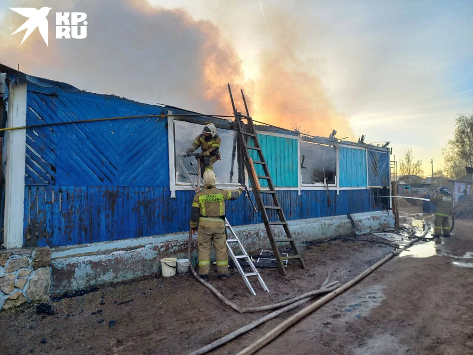 Пострадавших при пожаре в селе Шумашь под Рязанью нет