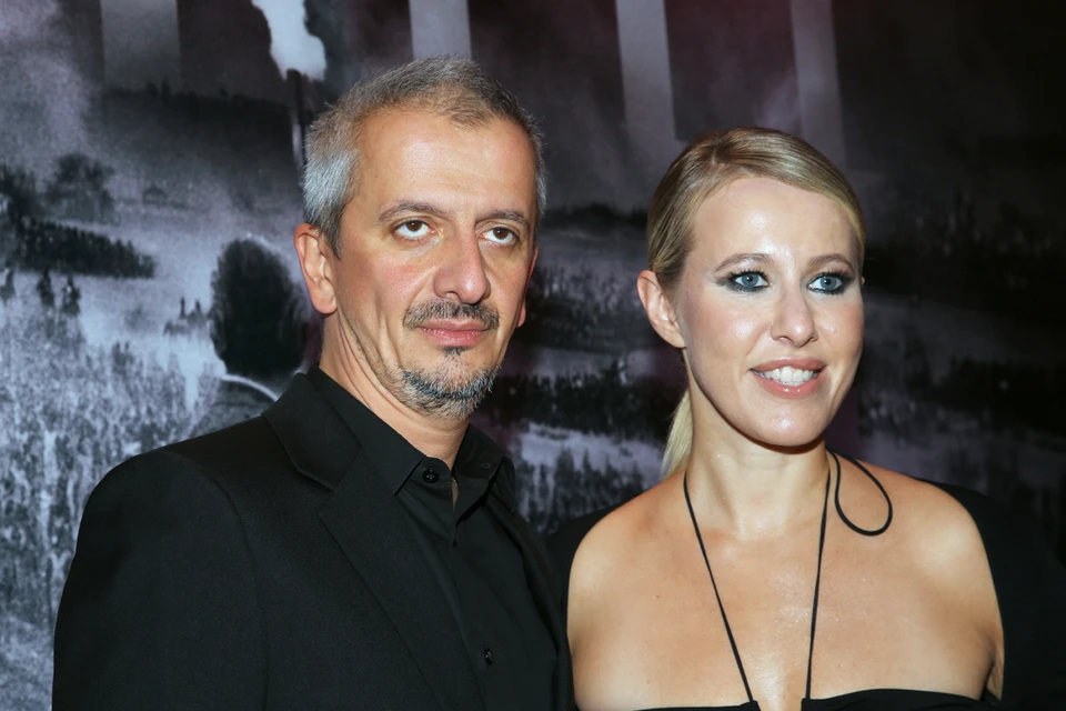 Константин Богомолов с женой Ксенией Собчак.