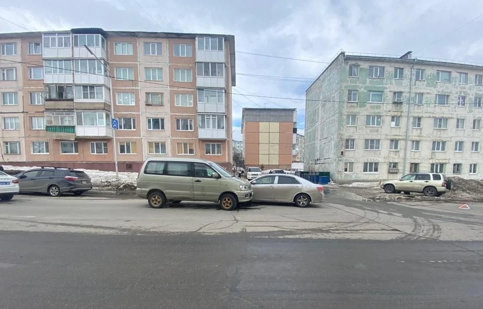 Пьяный водитель устроил ДТП в Магадане Фото: ГИБДД Магадана