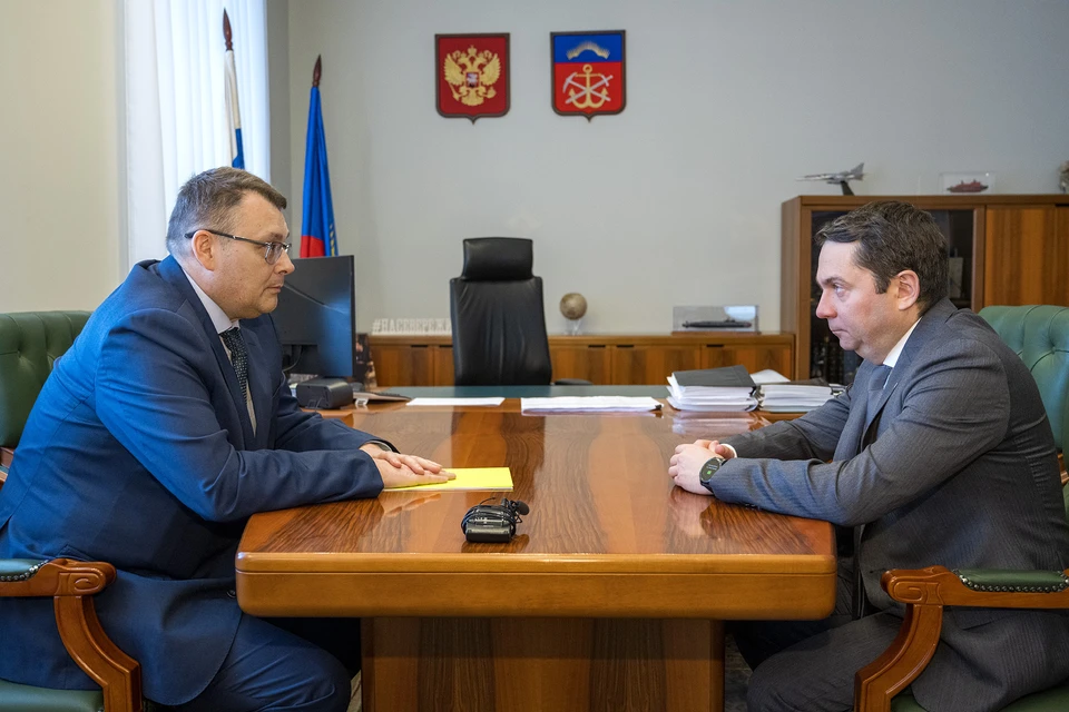 Евгений Федоров высоко оценил работу команды Мурманской области. Фото: правительство Мурманской области