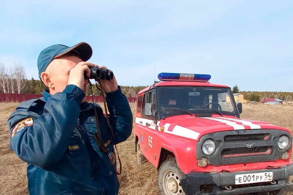 В Новосибирской области с 1 по 26 апреля произошло 1 257 пожаров. Фото: ГУ МЧС по НСО