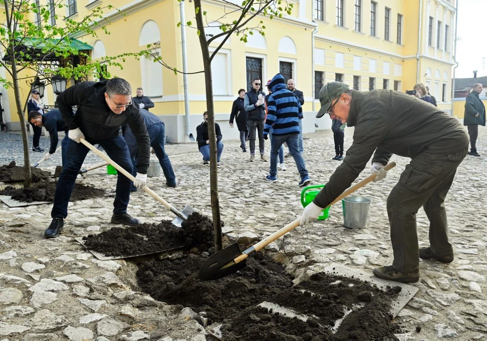 Фото с субботника.