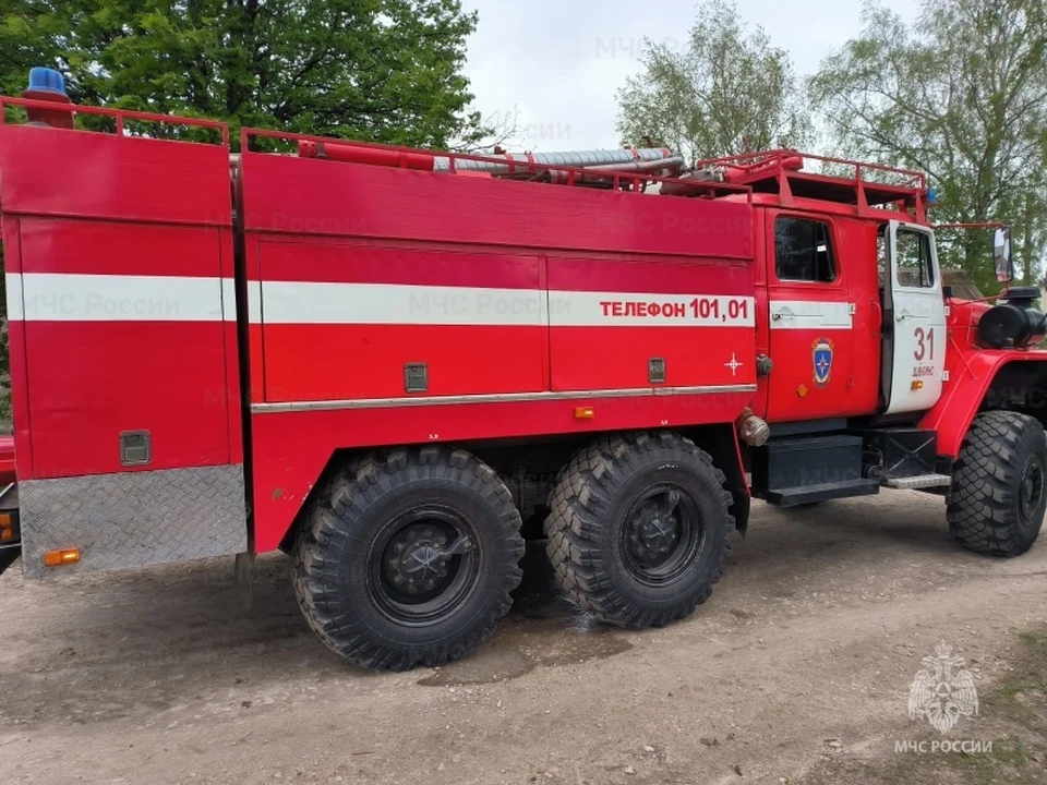 При пожаре в Щекинском районе Тульской области пострадали два человека