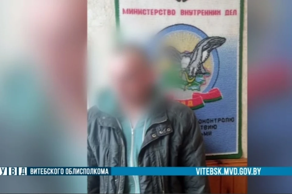 Педофил из Глубоко признался в изнасиловании 8-летней дочки сожительницы. Фото: стоп-кадр | видео УВД Витебского облисполкома