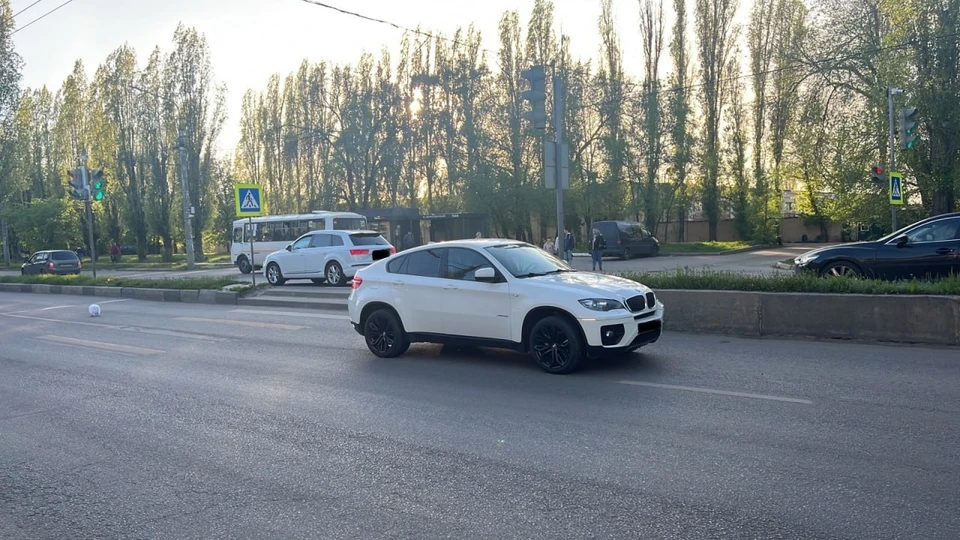 «БМВ» после аварии.