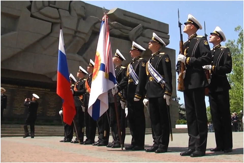 В Севастополе отмечают 240-летие Черноморского флота. Фото: кадр видео