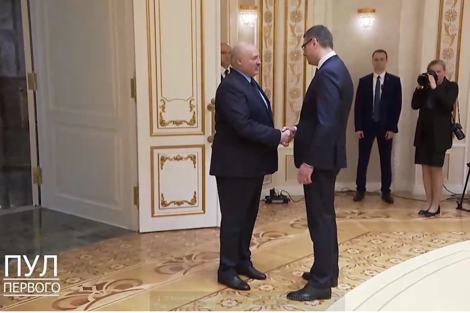 Лукашенко рассказал, что у Беларуси и России получается лучше, чем ожидали. Фото: стоп-кадр | видео телеграм-канал «Пул Первого»