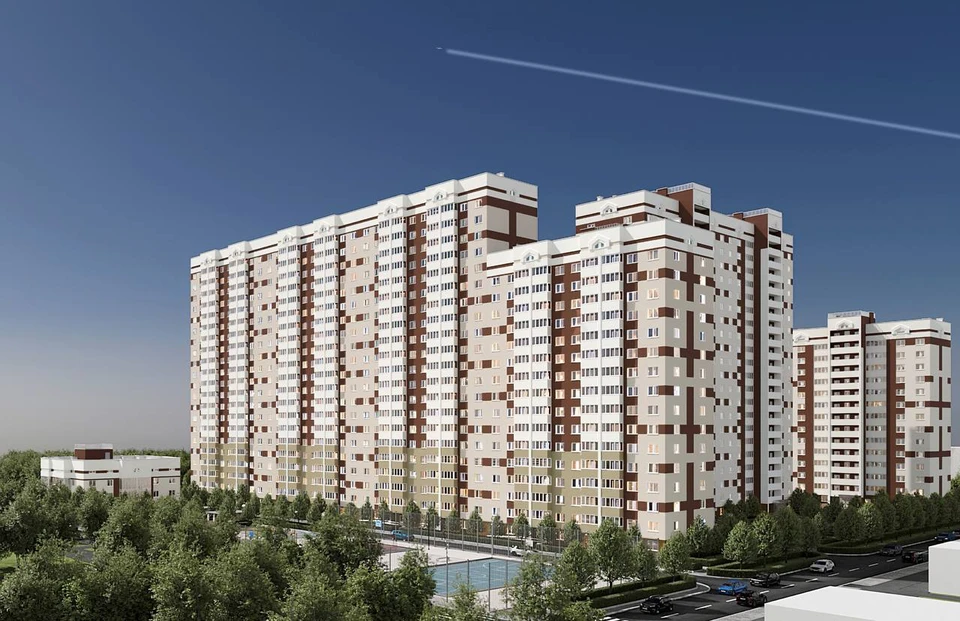 24-этажный дом с четырьмя подъездами будет включать в себя 450 квартир. Фото: телеграм-канал «Самарские новостройки»