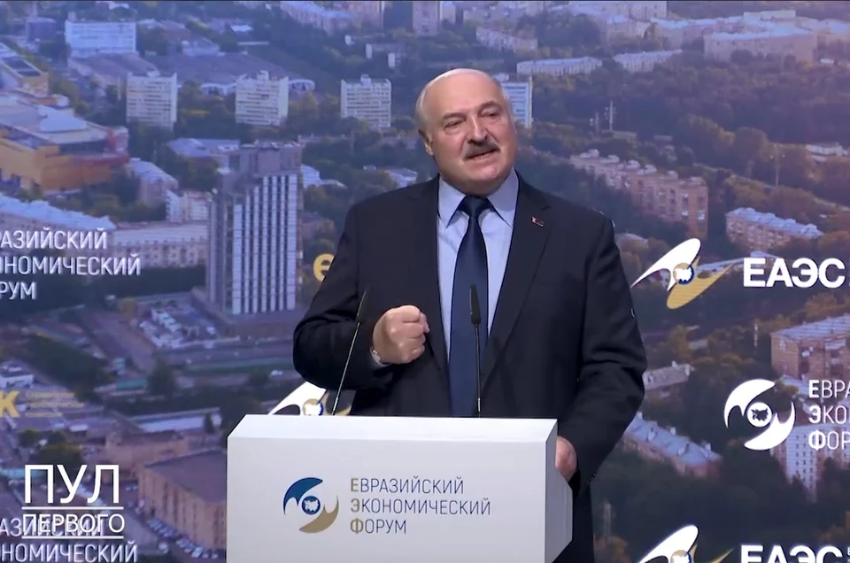 Лукашенко сказал о главных темах интеграционной повестки. Фото: стоп-кадр | видео телеграм-канал «Пул Первого»