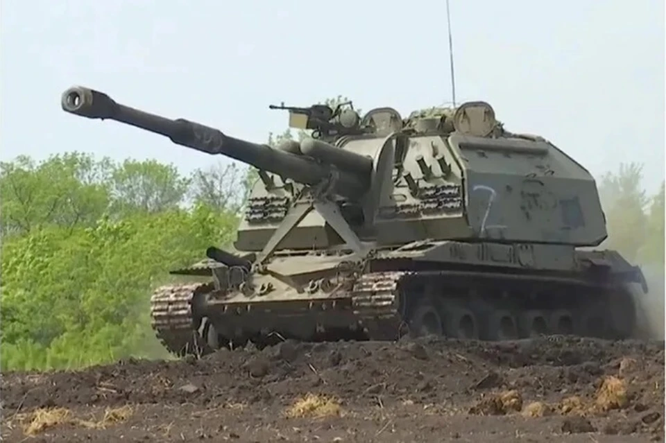 Российские артиллеристы уничтожили несколько украинских гаубиц на правом берегу Днепра