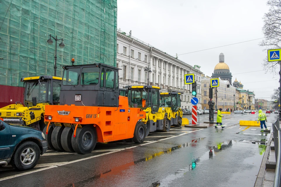 Движения транспорта частично перекроют в шести районах Петербурга.