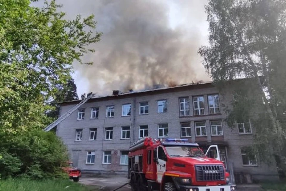 Открытый огонь ликвидирован. фото: ГУ МЧС по Новосибирской области.