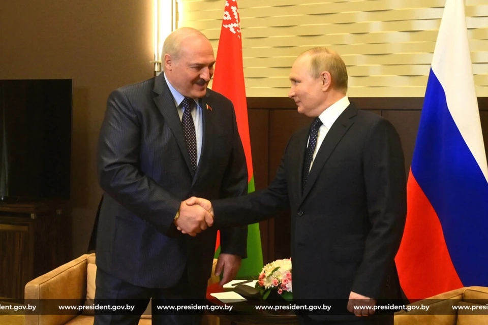 Лукашенко и Путин встретятся в Сочи 9 июня. Фото: president.gov.by