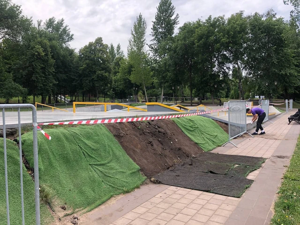 Работы планируется завершить в течение двух недель.