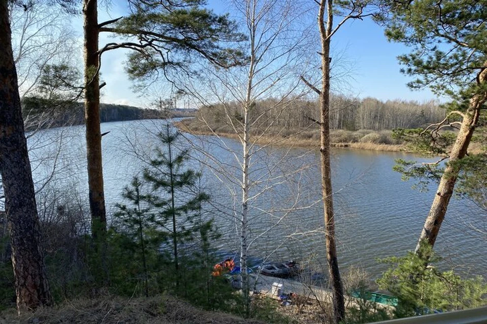 Каждый день уровень воды в реке падает на пять, а то и восемь сантиметров.