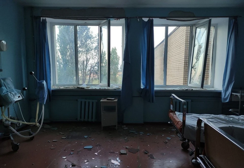 В больнице находились только мирные жители ФОТО: ТРК "Таврия"
