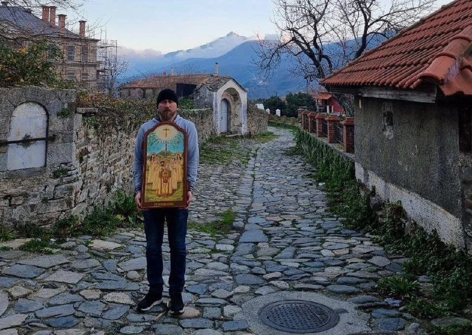 На Кубань привезут три иконы со святой горы Афон. Фото: t.me/vrns_kuban
