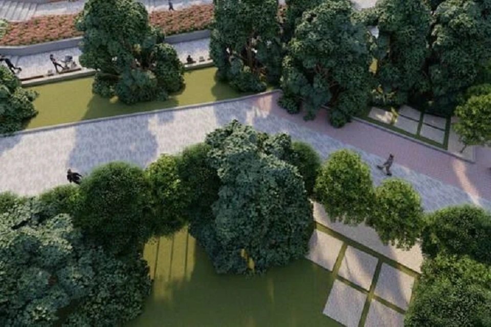 В Брянке планируют благоустроить территорию к мемориалу и дворцовой площади. Фото - правительство ЛНР