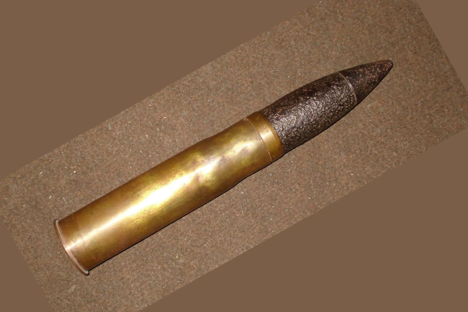 Снаряд от 45-миллимитрового орудия. Фото: forum.guns.ru