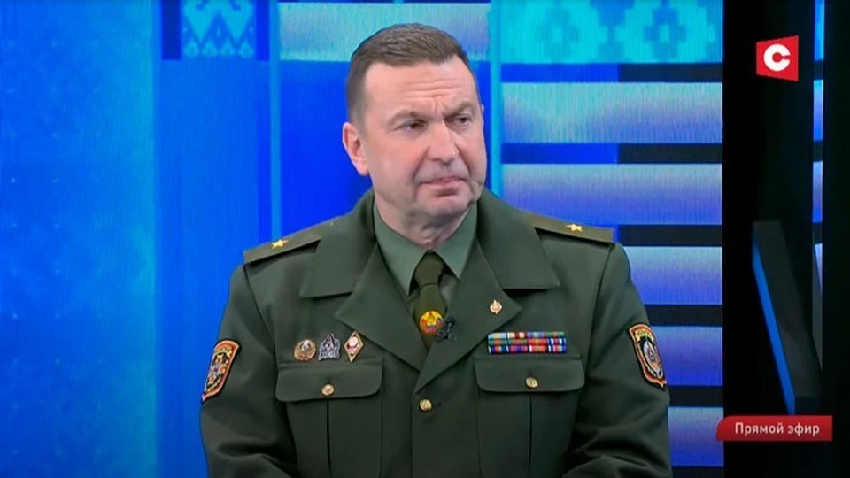 Замглавы МВД Николай Карпенков сказал, что в Беларуси готовы объявить охоту на полк Калиновского в приграничье. Фото: кадр видео СТВ