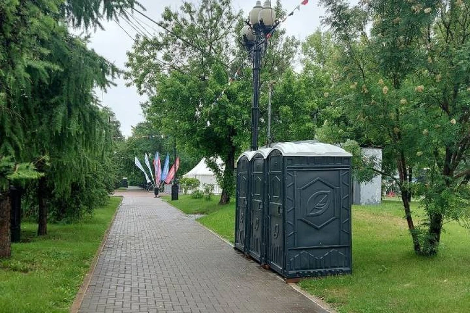 В центре Иркутска планируют установить пять туалетных модулей