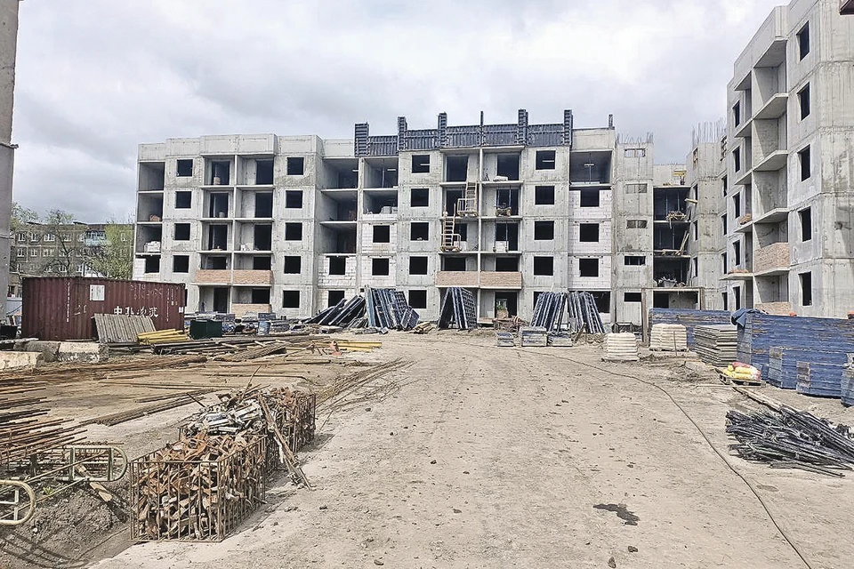 Новые дома на улице Куприна.