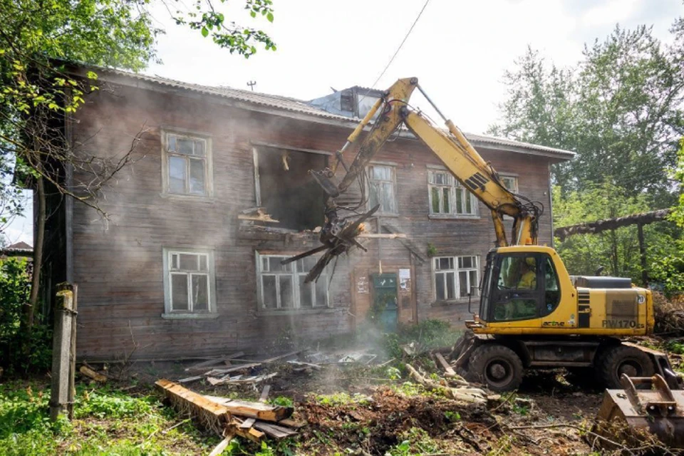 Сейчас уже выполнен снос пяти домов на нескольких улицах. Фото: киров.рф