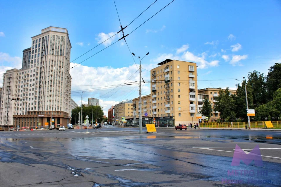 Движение транспорта по площади Свободы будет временно прекращено с восьмого июля. Фото: телеграм-канал «Метро НН»