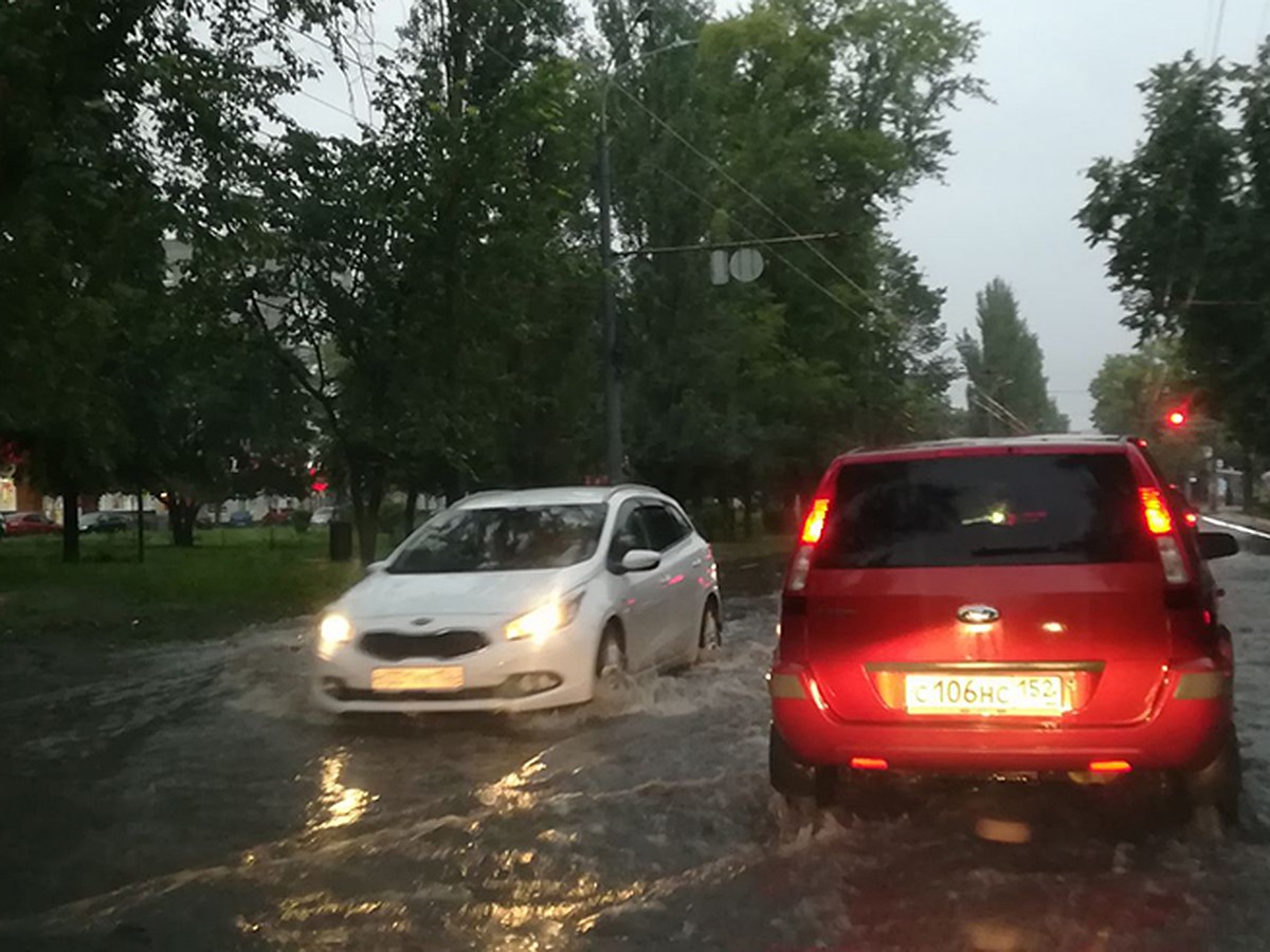 Потоп в Нижнем Новгороде 9 июля 2023: Прямая онлайн-трансляция с улиц  города - KP.RU